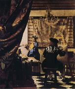 Jan Vermeer Allegory of Painting china oil painting artist